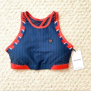 NWT Bandier Sports Bra w/ Mesh Detailing